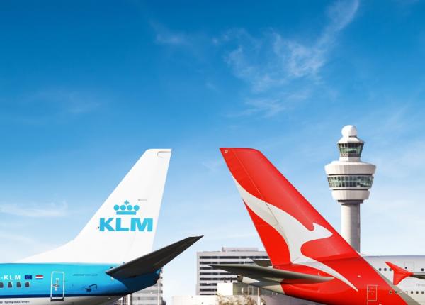 Samoloty KLM i Qantas 2 m