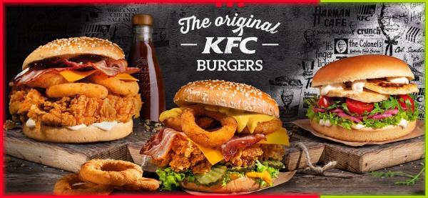 Original KFC Burgers