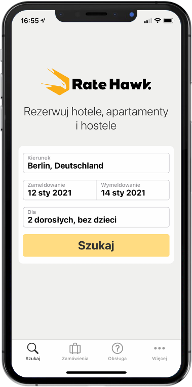 RateHawk Mobile App Poland 1