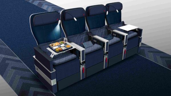Nowy fotel Premium Economy Air France w Airbus A350
