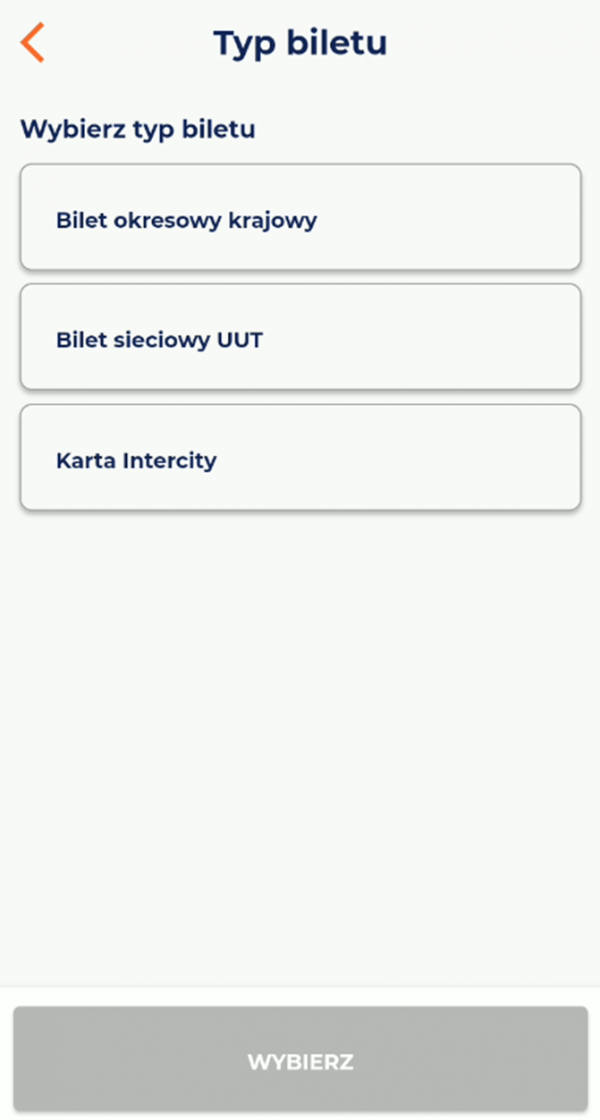 PKP Intercity zmiany w aplikacji moblinej 1